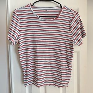 Hollister striped, cropped top